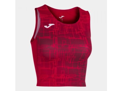 Dámský/Dívčí sportovní top JOMA ELITE VIII TOP RED (Velikost L, Barva RED)