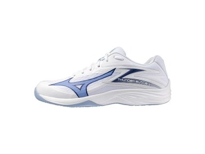 Unisex halová obuv Mizuno THUNDER BLADE Z(U) / White/BellwetherBlue/BelAirBlu