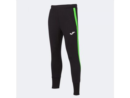 Pánské/Chlapecké tepláky JOMA ADVANCE LONG PANTS BLACK FLUOR GREEN
