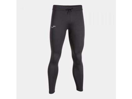 Pánské běžecké legíny JOMA R-NIGHT LONG TIGHTS ANTHRACITE