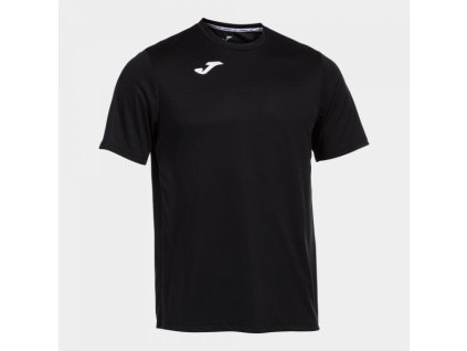 Pánské/Chlapecké sportovní tričko JOMA T-SHIRT COMBI BLACK S/S (Barva BLACK, Velikost 128-140)