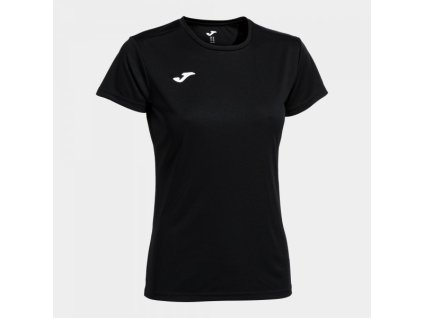 Dámské/Dívčí sportovní tričko JOMA COMBI WOMAN SHIRT BLACK S/S