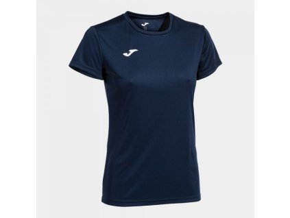Dámské/Dívčí sportovní tričko JOMA COMBI WOMAN SHIRT DARK NAVY S/S