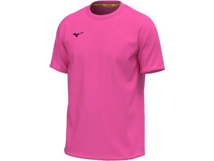Dětské sportovní tričko Mizuno Mizuno Training Tee (J) / Pink Fluo