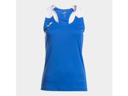 Dámské/Dívčí sportovní tílko JOMA RECORD II TANK TOP ROYAL WHITE