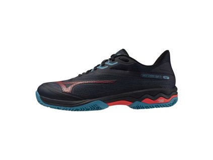 Pánská tenisová obuv Mizuno WAVE EXCEED LIGHT 2(M) / Salute/Hibiscus/Enamel Blue