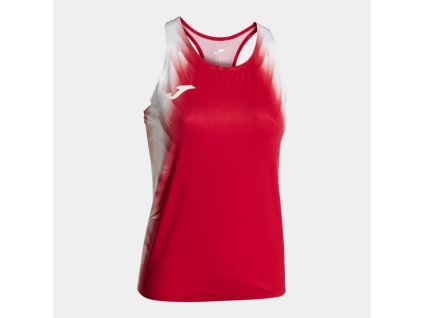 Dámské sportovní tílko JOMA ELITE XI TANK TOP RED WHITE (Velikost XL, Barva RED-WHITE)