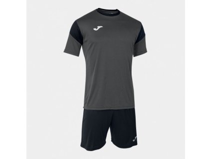Pánská/Chlapecká sportovní souprava JOMA PHOENIX SET DARK GRAY BLACK (Velikost 2XL, Barva ANTHRACITE-BLACK)