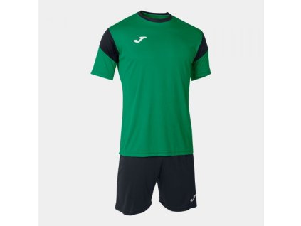 Pánská/Chlapecká sportovní souprava JOMA PHOENIX SET GREEN BLACK (Velikost 2XL, Barva GREEEN-BLACK)