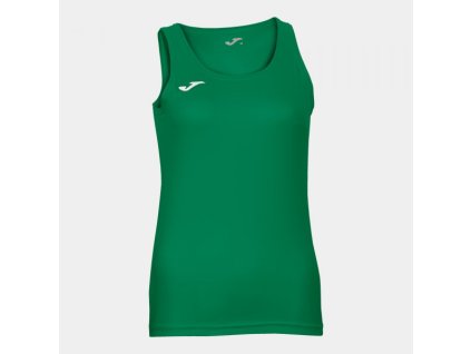 Dámské/Dívčí sportovní tílko JOMA DIANA SLEEVELESS WOMEN SHIRT GREEN (Velikost 152, Barva GREEN)