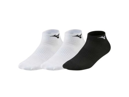 Ponožky Mizuno training Mid 3P / White/White/Black