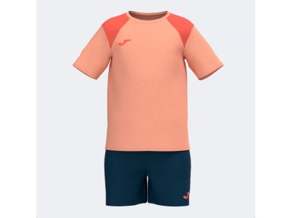 Dětská sportovní souprava JOMA KIDS CAMP SET ORANGE NAVY (Velikost 4 (6XS), Barva ORANGE-NAVY)