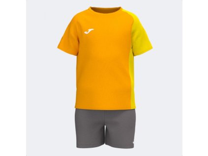 Dětská sportovní souprava JOMA KIDS CAMP SET ORANGE GREY (Velikost 10 (3XS), Barva ORANGE)