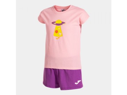 Dětská sportovní souprava JOMA KIDS CAMP SET PINK VIOLET (Velikost 10 (3XS), Barva PINK)