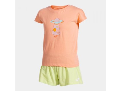Dětská sportovní souprava JOMA KIDS CAMP SET ORANGE LIME (Velikost 10 (3XS), Barva ORANGE)