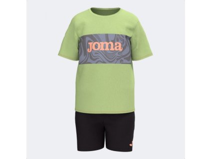 Dětská sportovní souprava JOMA KIDS CAMP SET LIME BLACK (Velikost 10 (3XS), Barva LIME)