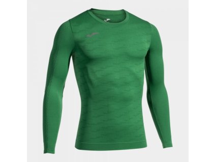 Pánské termo tričko JOMA BRAMA CLASSIC LONG SLEEVE T-SHIRT GREEN (Velikost L-XL, Barva GREEN)