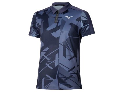 Pánské sportovní tričko Mizuno Daybreakers Shadow SS Polo(M) / Odyssey Gray (Velikost L)