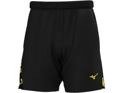 Pánské sportovní šortky Mizuno DB 8 inches Amplify Short(M) / Black / Vibrant Yellow (Velikost L)