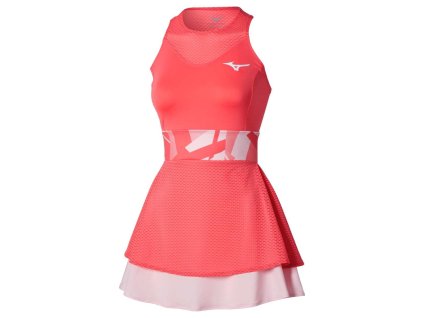 Dámské sportovní šaty Mizuno Daybreakers Dress(W) / Calypso Coral (Velikost L)