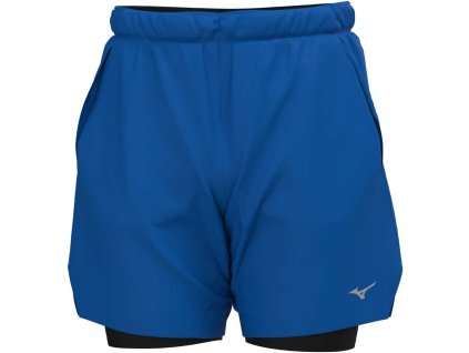 Pánské sportovní šortky Mizuno Core 7.5 Inches 2in1 Short(M) / Princess Blue (Velikost L)