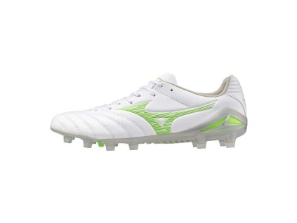 Pánská fotbalová obuv Mizuno MONARCIDA NEO III PRO(U) / White/Neon Green (Velikost 38.5/5.5)