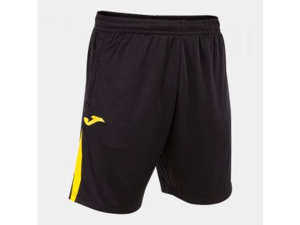 Pánské/Chlapecké fotbalové šortky JOMA CHAMPIONSHIP VII BERMUDA BLACK YELLOW (Velikost 3XL, Barva BLACK-YELLOW)