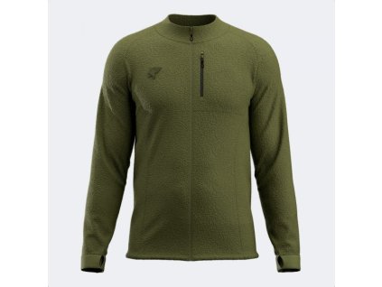 Pánská fleesová mikina JOMA EXPLORER POLAR FLEECE GREEN (Velikost L, Barva GREEN)