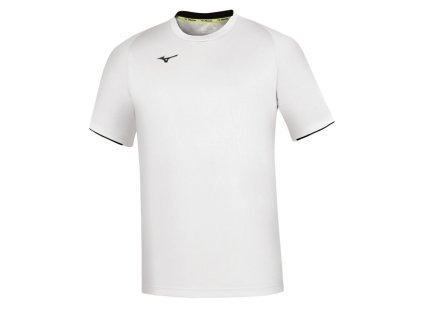Pánské sportovní tričko Mizuno Core Short Sleeve Tee/White/Navy (Velikost XL)