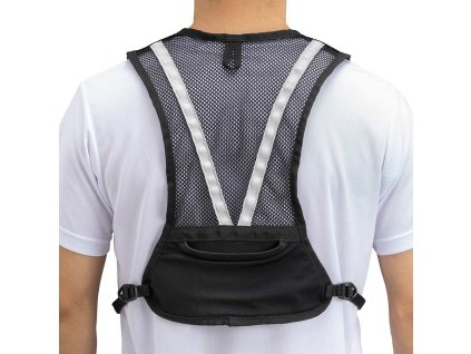 Mizuno Mesh Backpack NR(U) / Black/Light Gray / OS (Velikost OS)