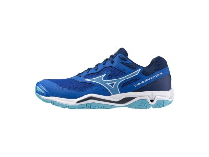 Unisex halová obuv Mizuno WAVE PHANTOM 3 / Mugen Blue/White/Estate Blue (Velikost 37.0/4.5)