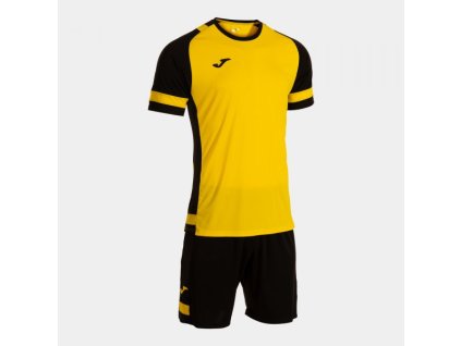 Pánská/Chlapecká sportovní souprava JOMA LIDER SET YELLOW BLACK (Velikost 2XL, Barva YELLOW-BLACK)