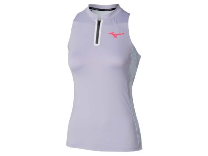 Dámské sportovní tričko Mizuno Daybreakers Printed Tank(W) / Icelandic Blue (Velikost L)