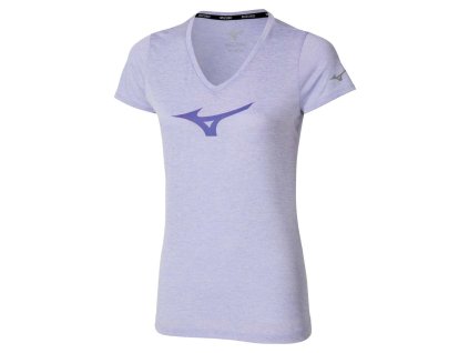 Dámské sportovní tričko Mizuno Core Runbird Tee(W) / Icelandic Blue (Velikost M)