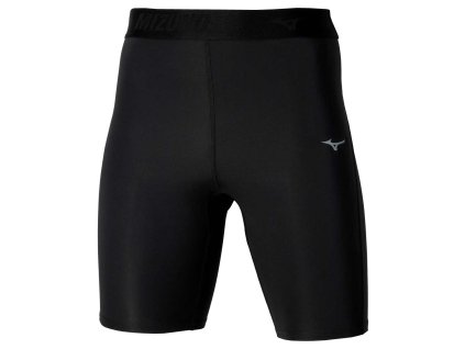 Pánské sportovní kraťase Mizuno Core Impulse Mid Tight(M) / Black (Velikost L)