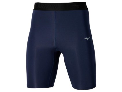 Pánské sportovní kraťase Mizuno Core Impulse Mid Tight(M) / Baritone Blue (Velikost L)