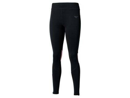 Dámské sportovní legíny Mizuno Active Warmalite Long Tight(W) / Black / Mauve (Velikost L)
