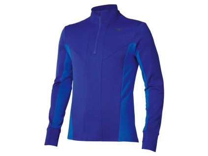 Pánská sportovní mikina Mizuno Active Warm HZ LS(M) / Sodalite Blue (Velikost L)