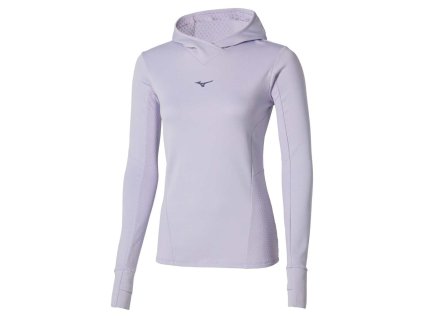 Dámská sportovní mikina Mizuno Active Warm Hdd LS(W) / Icelandic Blue (Velikost L)