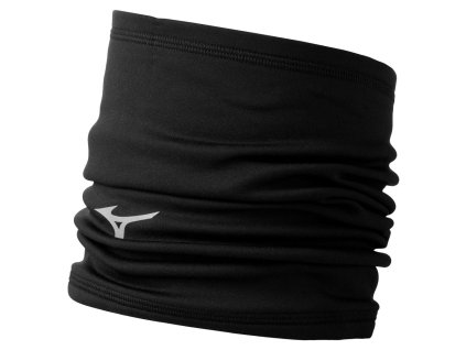 Běžecký nákrčník Mizuno Warmalite Triwarmer / Black / OS (Velikost OS)