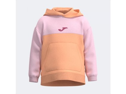 Dětská mikina JOMA PARK HOODIE ORANGE PINK (Velikost 10 (3XS), Barva ORANGE-PINK)