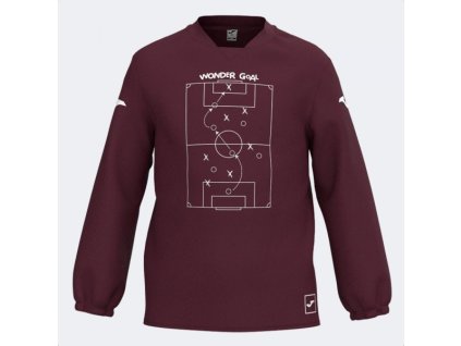 Dětská mikina JOMA KIDS CAMP SWEATSHIRT BURGUNDY (Velikost 10 (3XS), Barva BURGUNDY)
