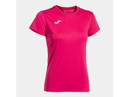 Dámské/Dívčí sportovní tričko JOMA COMBI WOMAN SHIRT FUCHSIA S/S (Velikost 152, Barva FUCHSIA)