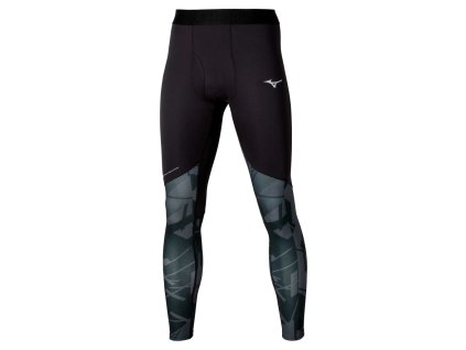 Pánské termo legíny Mizuno Virtual Body G5 Long Tights(M) / Black (Velikost L)