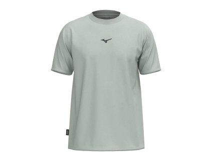 Pánské sportovní tričko Mizuno Athletics Graphic T-shirt(M) / Mercury (Velikost XL)