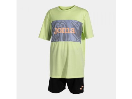 Dětská sportovní souprava JOMA KIDS CAMP SET LIME BLACK (Velikost 10 (3XS), Barva LIME)