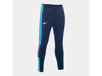 Pánské/Chlapecké tepláky JOMA LONG PANT CHAMPIONSHIP IV NAVY-TURQUOISE FLUOR (Barva NAVY, Velikost M)
