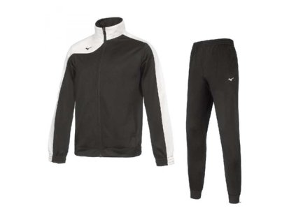 Pánská sportovní souprava Mizuno Men Knit Tracksuit(M)/Black/White