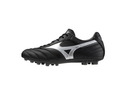 Pánská fotbalová obuv Mizuno MORELIA II PRO AG / Black/Galaxy Silver/Dark Shadow (Velikost 42.5/8.5)