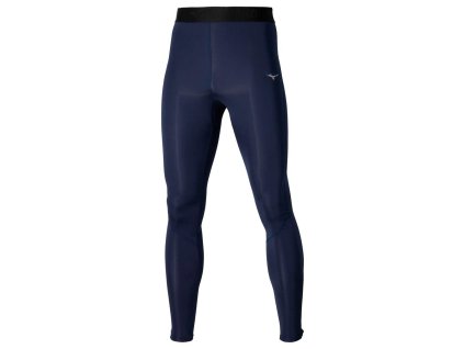 Pánské sportovní legíny Mizuno Core Impulse Long Tight(M) / Baritone Blue (Velikost XXL)